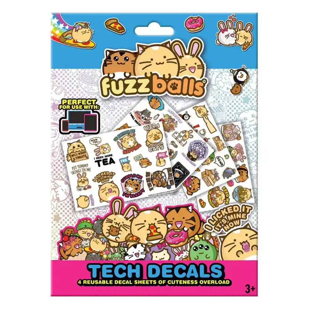 Fuzzballs Tech Sticker Pack - Smalltinytoystore