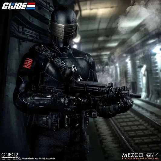 G.I. Joe Actionfigur mit Leuchtfunktion 1/12 Snake Eyes Deluxe Edition 17 cm - Smalltinytoystore