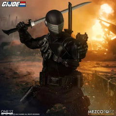 G.I. Joe Actionfigur mit Leuchtfunktion 1/12 Snake Eyes Deluxe Edition 17 cm - Smalltinytoystore