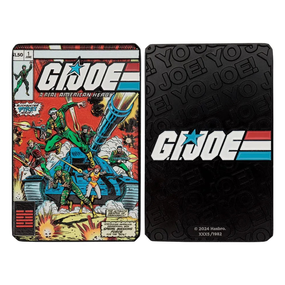 G.I. Joe Metallbarren A Real American Hero #1 Limited Edition - Smalltinytoystore