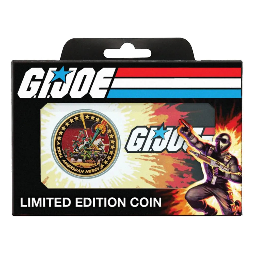 G.I. Joe Sammelmünze A Real American Hero 60th Anniversary 24k Gold Plated Limited Edition - Smalltinytoystore