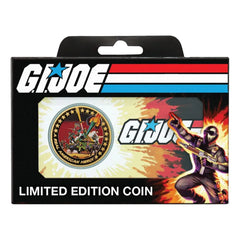 G.I. Joe Sammelmünze A Real American Hero 60th Anniversary 24k Gold Plated Limited Edition - Smalltinytoystore