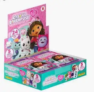 Gabby's Dollhouse: Time for a Meow-Zing fun Trading Cards Flow Packs Display (24) - Smalltinytoystore