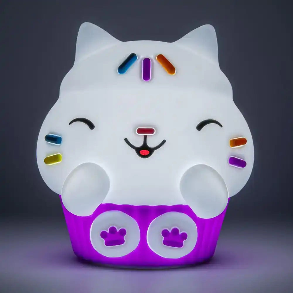 Gabby´s Dollhouse Squishy Glo Silikon-Leuchte Cakey Cat 15 cm - Smalltinytoystore