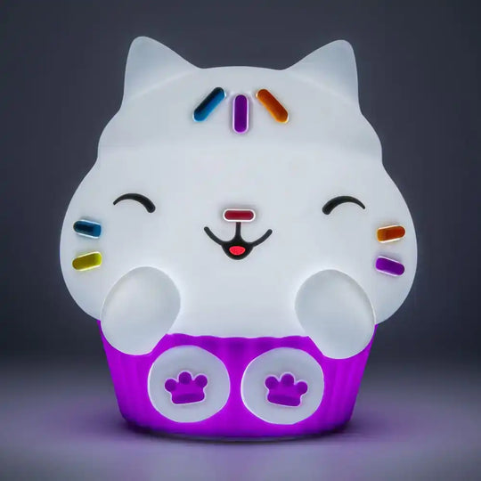 Gabby´s Dollhouse Squishy Glo Silikon-Leuchte Cakey Cat 15 cm - Smalltinytoystore
