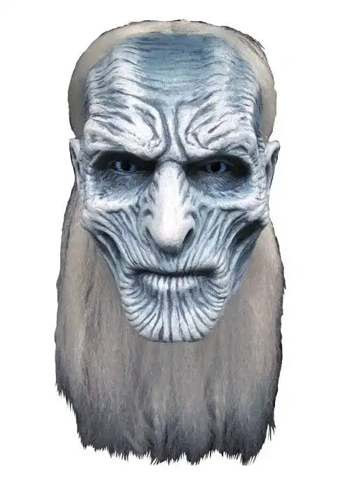 Game of Thrones Latex-Maske mit Kunsthaar White Walker