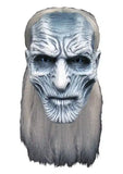 Game of Thrones Latex-Maske mit Kunsthaar White Walker