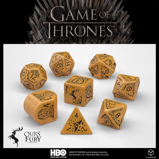 Game of Thrones Würfel Set Baratheon (8) - Smalltinytoystore