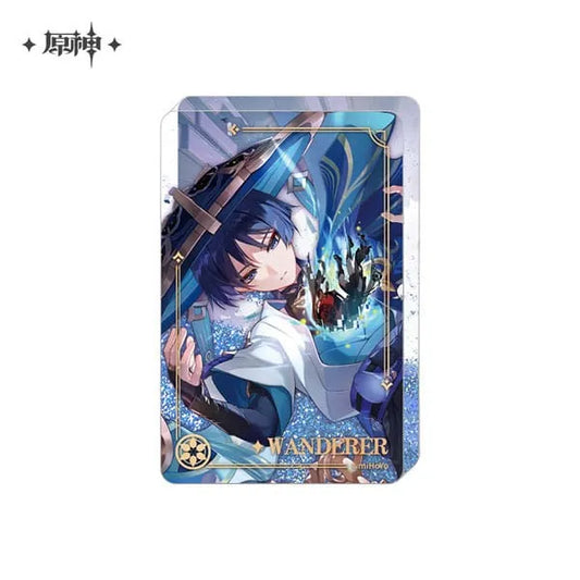 Genshin Impact Acryl Ornament mit Glitzer: Wanderer 10 cm - Smalltinytoystore