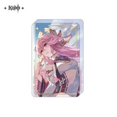 Genshin Impact Acryl Ornament mit Glitzer: Yae Miko 8,5 cm - Smalltinytoystore