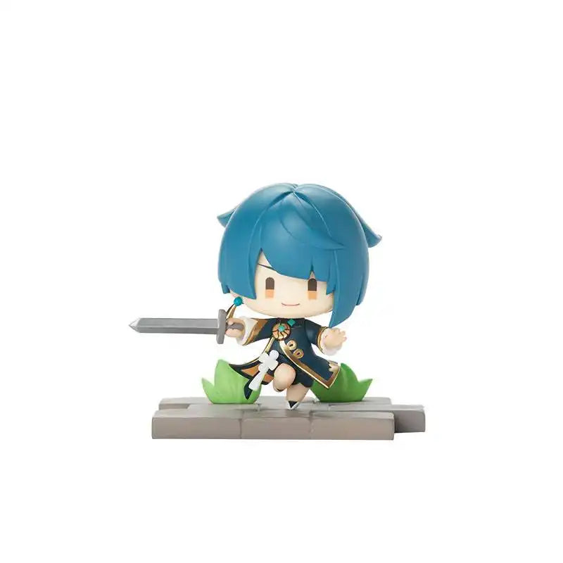 Genshin Impact Battle Scene Collection Mini-Figuren 6er-Pack Liyue Edition 6 cm - Smalltinytoystore