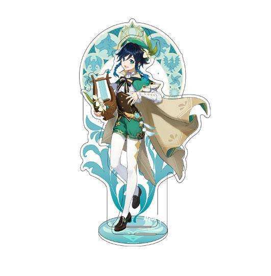 Genshin Impact Mondstadt Theme Series Character Acryl Figur Venti 14 cm - Smalltinytoystore
