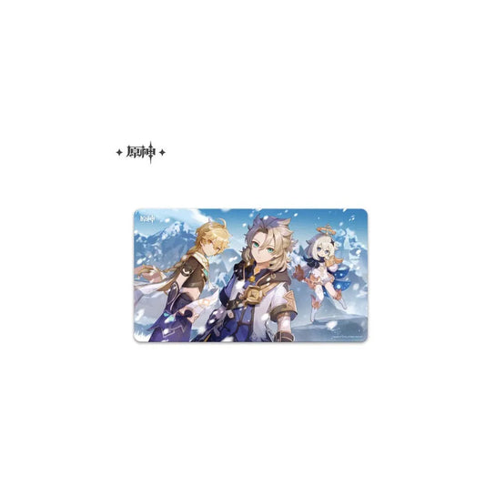 Genshin Impact Mousepad White Dust and Snow Shadow 70 x 40 cm - Smalltinytoystore