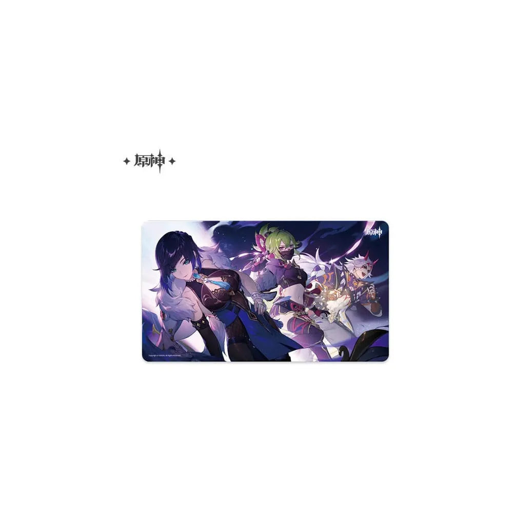 Genshin Impact Mousepad Yelan, Kuki Shinobu & Arataki Itto 70 x 40 cm - Smalltinytoystore