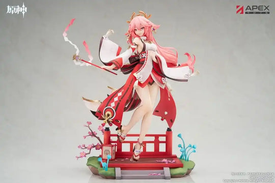 Genshin Impact PVC Statue 1/7 Yae Miko Astute Amusement Ver. 28 cm - Smalltinytoystore