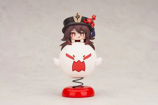 Genshin Impact PVC Statue Hu Tao Chibi Chara Yurayura Stand Ver. (re-run) 10 cm - Smalltinytoystore