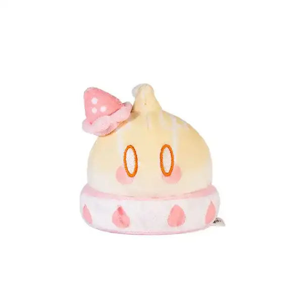 Genshin Impact Slime Sweets Party Series Plüschfigur Mutant Electro Slime Strawberry Cake Style 7cm - Smalltinytoystore