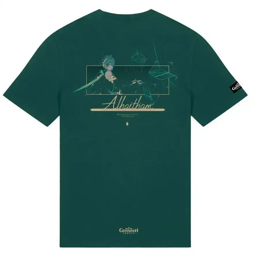Genshin Impact T-Shirt Alhaitham Green Größe L - Smalltinytoystore