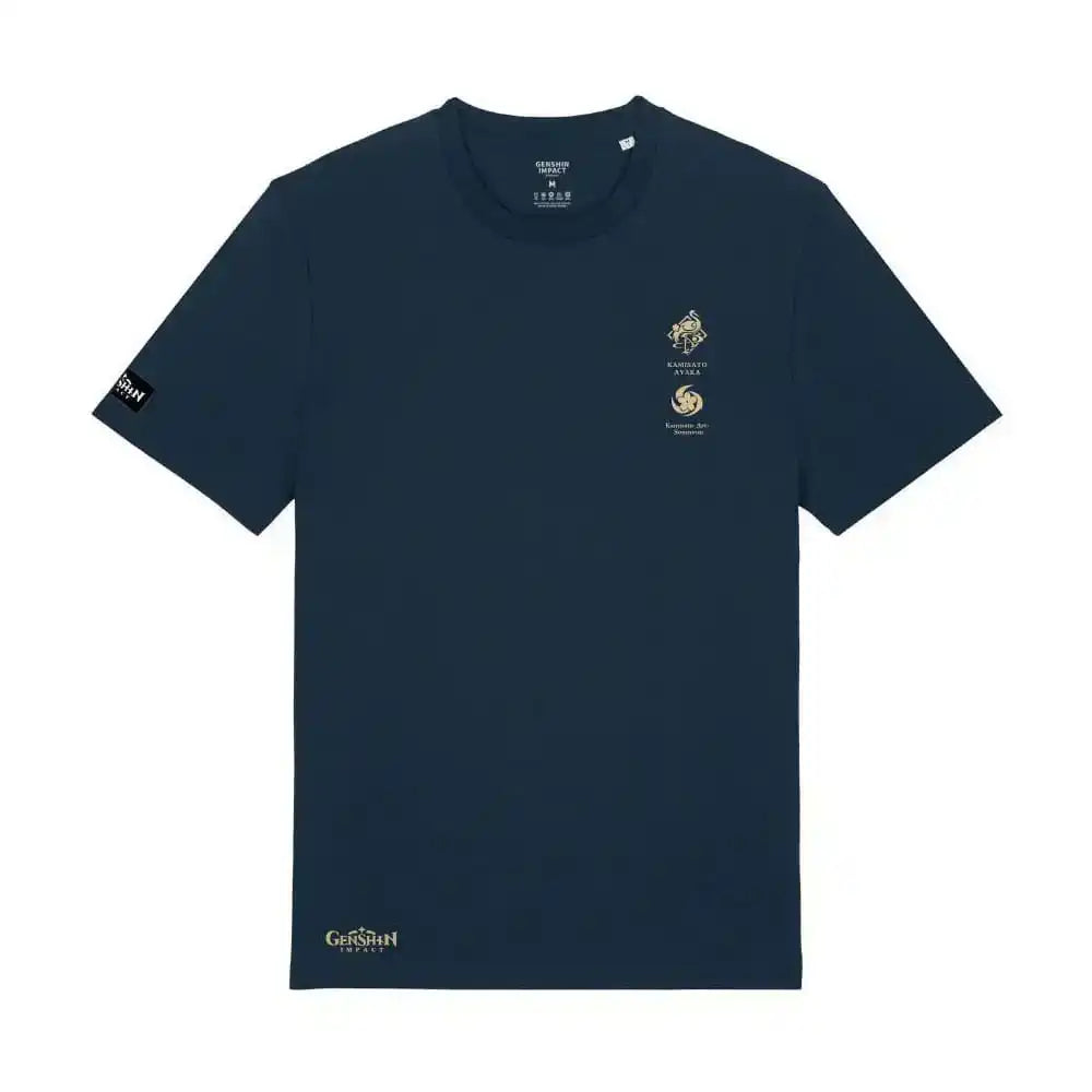 Genshin Impact T-Shirt Kamisato Ayaka Frostlake Heron - Smalltinytoystore