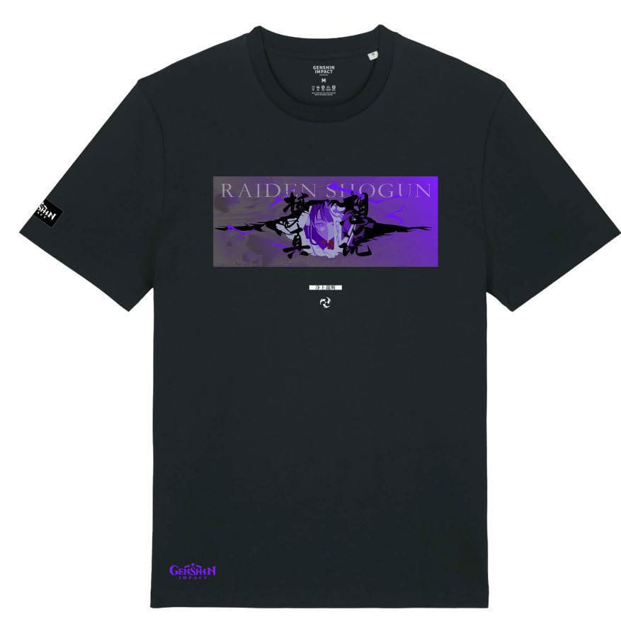 Genshin Impact T-Shirt Raiden Shogun Plane of Euthymia Größe L - Smalltinytoystore
