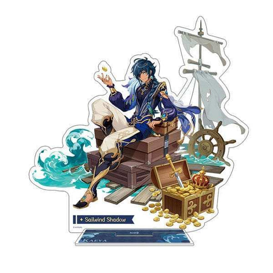 Genshin Impact Teyvat Style Series Acryl Diorama Kaeya: Sailwind Shadow 18 cm - Smalltinytoystore