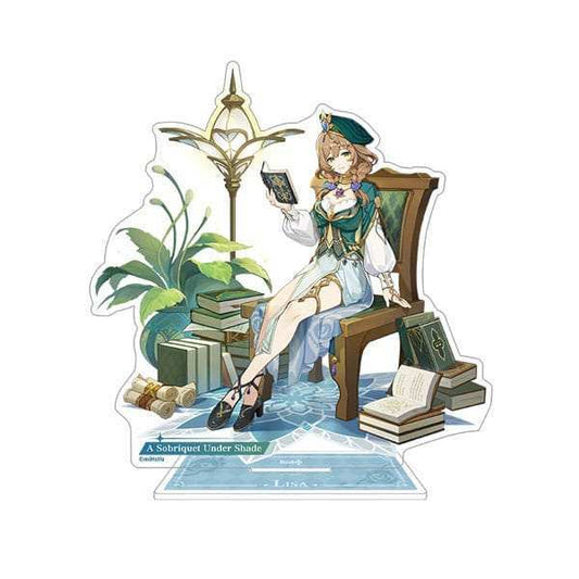 Genshin Impact Teyvat Style Series Acryl Diorama Lisa: A Sobriquet Under Shade 15 cm - Smalltinytoystore