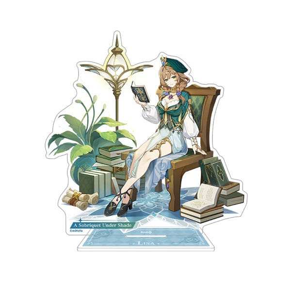 Genshin Impact Teyvat Style Series Acryl Diorama Lisa: A Sobriquet Under Shade 15 cm - Smalltinytoystore