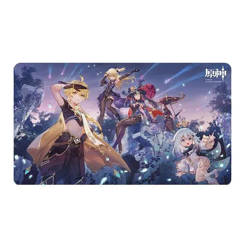 Genshin Impact Unreconciled Stars Mousepad Aether, Fischl, Mona, Paimon & Scaramouche 70 x 40 cm - Smalltinytoystore