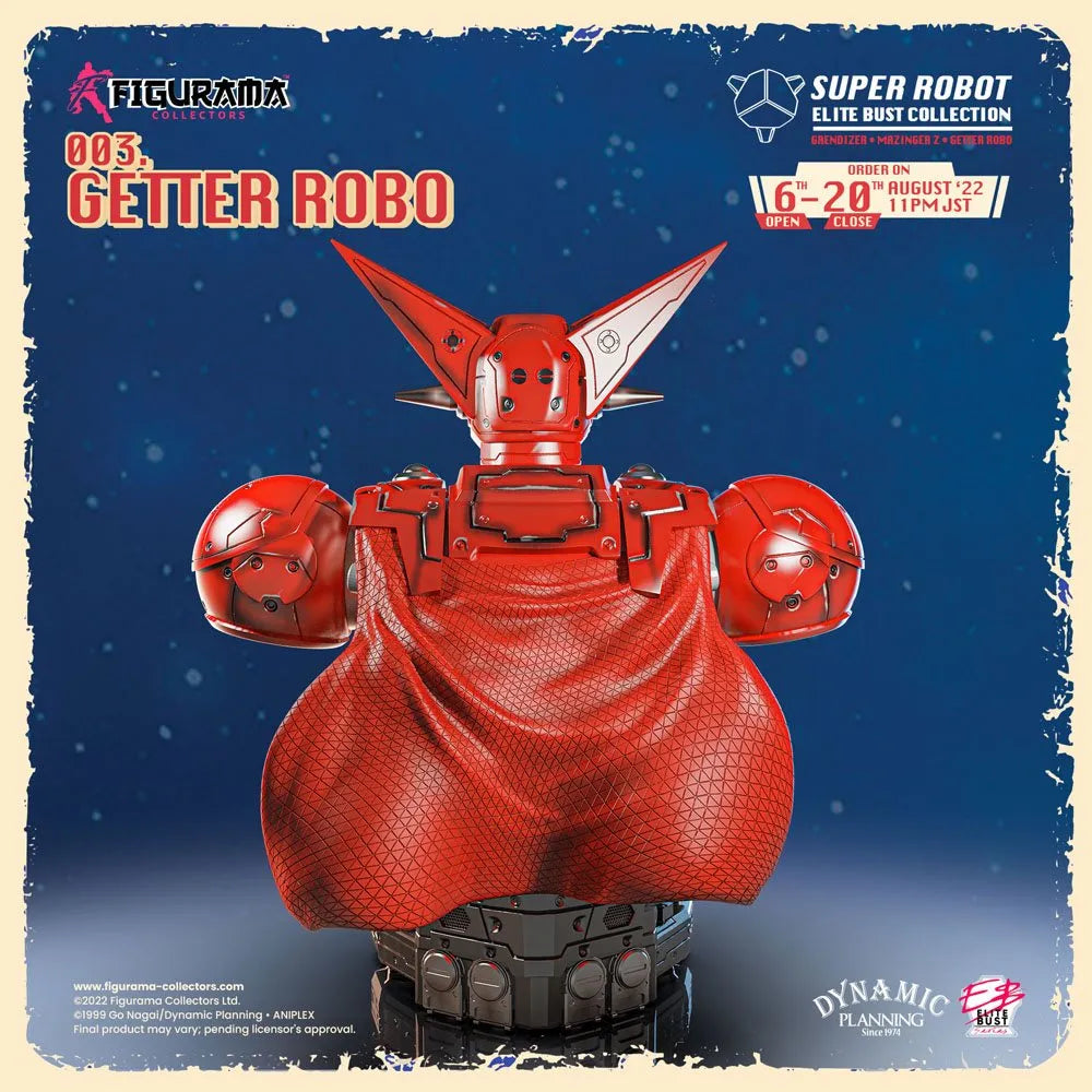 Getter Robo Super Robot Elite Büste 1/3 Getter Robo 26 cm - Smalltinytoystore