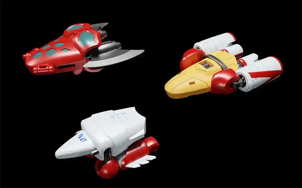 Getter Robo:The Last day Moderoid Miniature Plastic Model Kit Getter 1 Combining & Transforming 11 cm - Smalltinytoystore