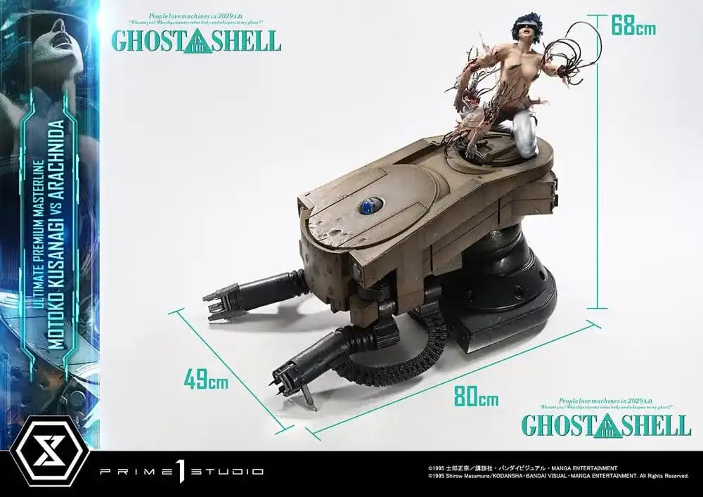 Ghost in the Shell Ultimate Premium Masterline Series Statue 1/4 Motoko Kusanagi vs Arachnida 68 cm - Smalltinytoystore