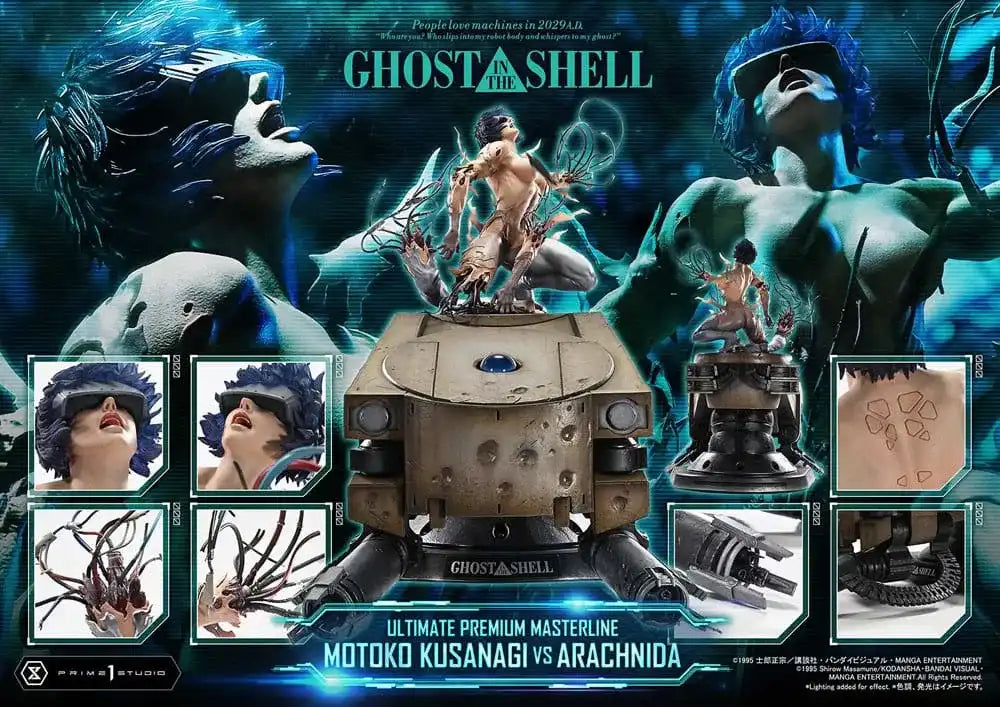 Ghost in the Shell Ultimate Premium Masterline Series Statue 1/4 Motoko Kusanagi vs Arachnida Bonus Version 68 cm - Smalltinytoystore