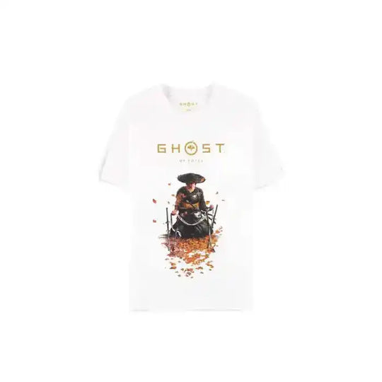 Ghost of Yotei T-Shirt Samurai White - Smalltinytoystore