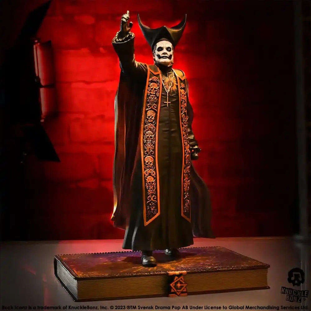 Ghost Rock Iconz Statue 1/9 Papa Emeritus IV (Black Robes) 22 cm - Smalltinytoystore
