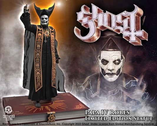 Ghost Rock Iconz Statue 1/9 Papa Emeritus IV (Black Robes) 22 cm - Smalltinytoystore