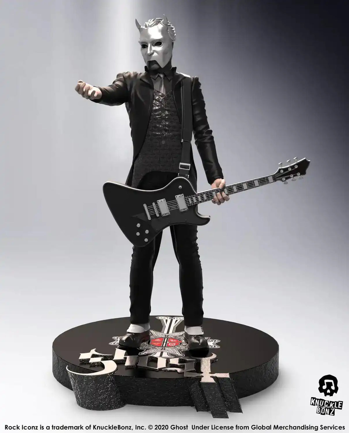 Ghost Rock Iconz Statue Nameless Ghoul (Black Guitar) Limited Edition 22 cm - Smalltinytoystore