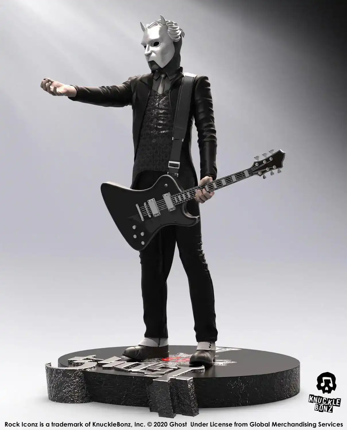 Ghost Rock Iconz Statue Nameless Ghoul (Black Guitar) Limited Edition 22 cm - Smalltinytoystore