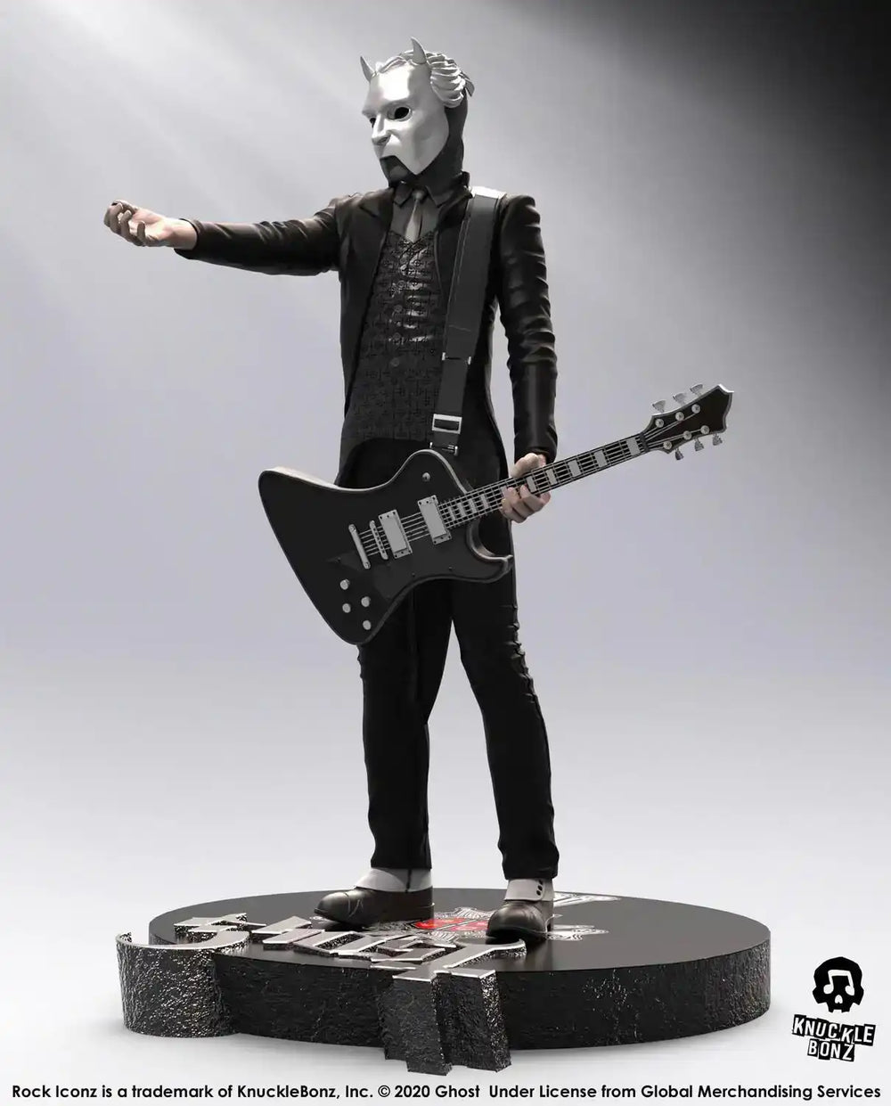 Ghost Rock Iconz Statue Nameless Ghoul (Black Guitar) Limited Edition 22 cm - Smalltinytoystore