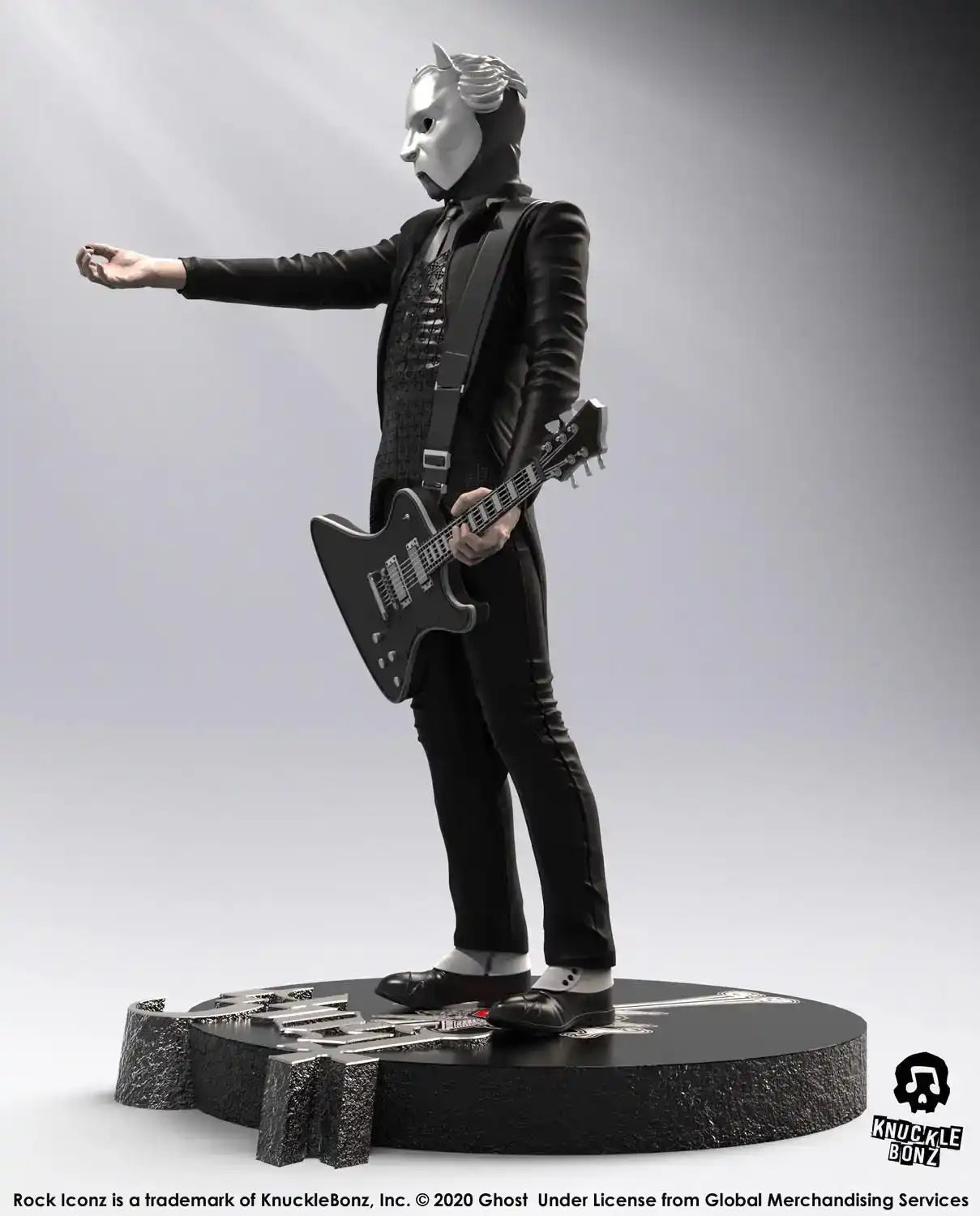 Ghost Rock Iconz Statue Nameless Ghoul (Black Guitar) Limited Edition 22 cm - Smalltinytoystore