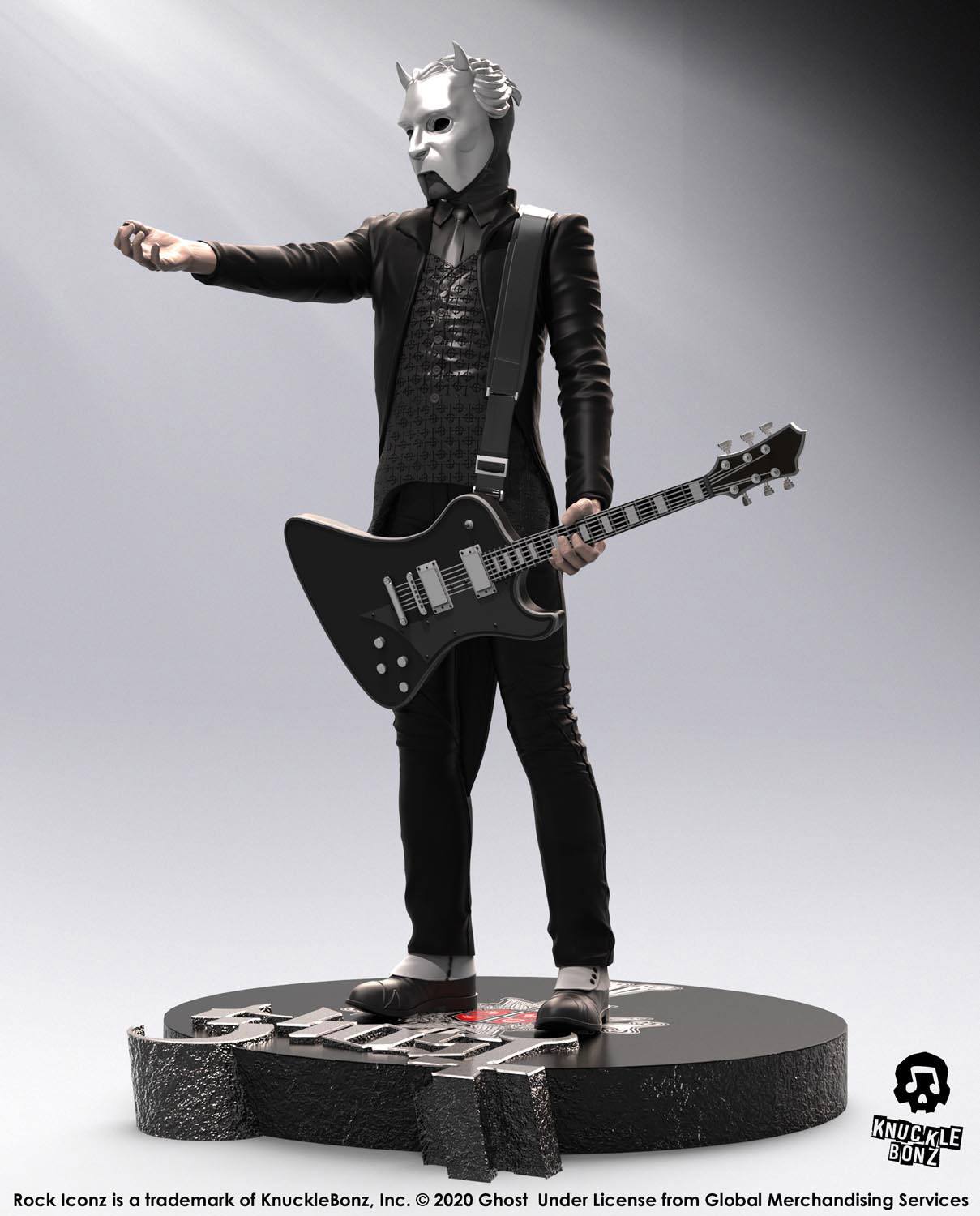 Ghost Rock Iconz Statue Nameless Ghoul (Black Guitar) Limited Edition 22 cm - Smalltinytoystore