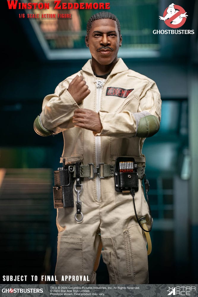 Ghostbusters (1984) Actionfigur 1/6 Winston Zeddemore 30 cm - Smalltinytoystore