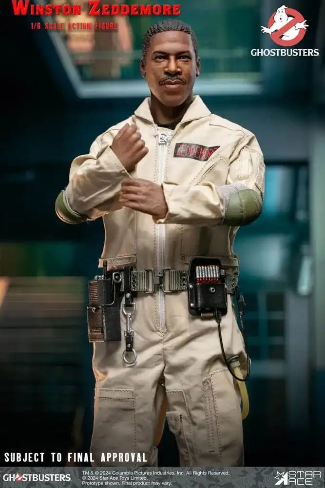 Ghostbusters (1984) Actionfigur 1/6 Winston Zeddemore 30 cm - Smalltinytoystore