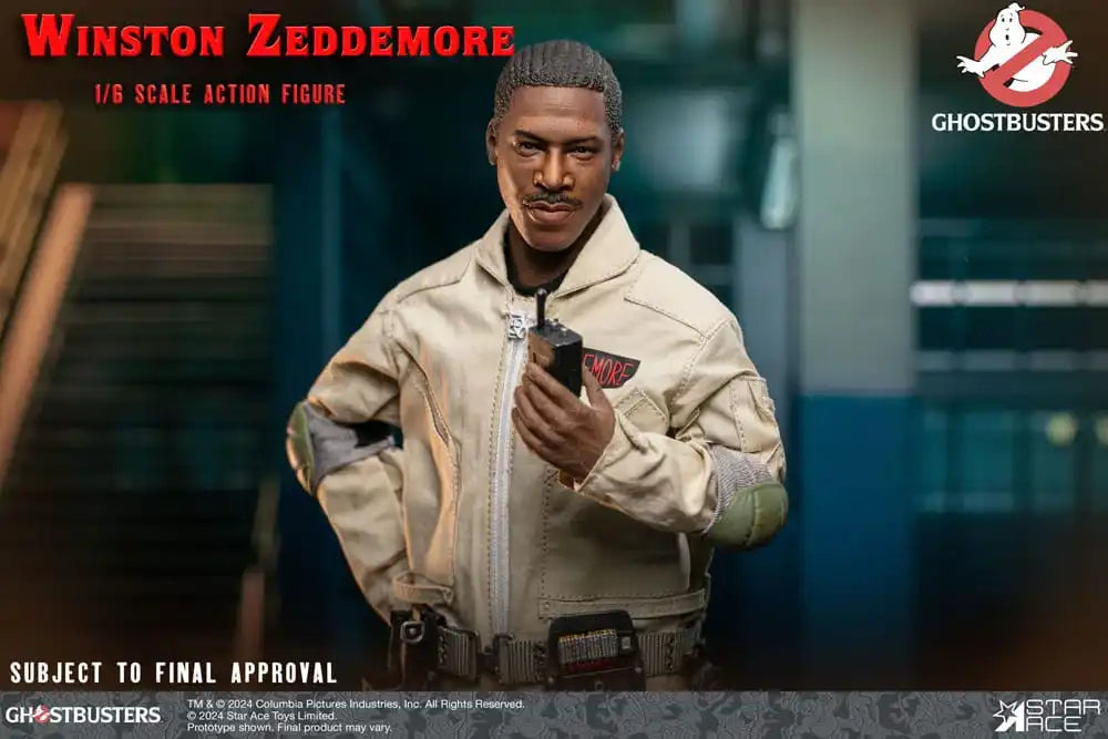 Ghostbusters (1984) Actionfigur 1/6 Winston Zeddemore 30 cm - Smalltinytoystore