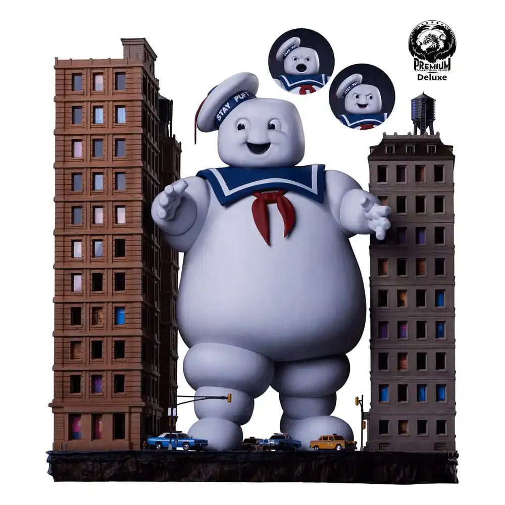 Ghostbusters - Die Geisterjäger Diorama Statue Stay Puft Marshmallow Man Deluxe Edition 74 cm - Smalltinytoystore