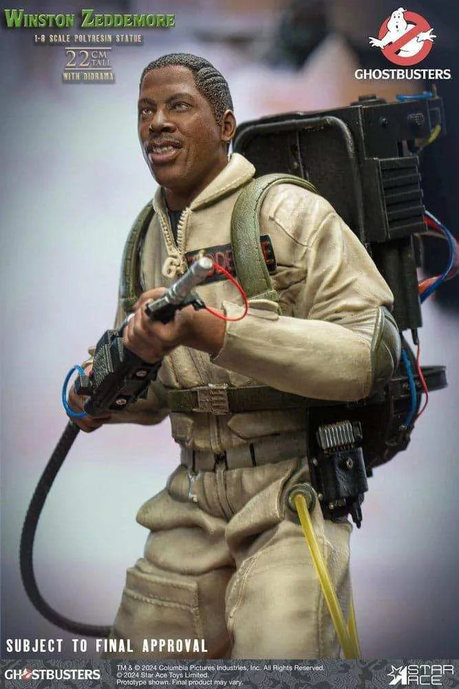 Ghostbusters Resin Statue 1/8 Winston Zeddemore 22 cm - Smalltinytoystore