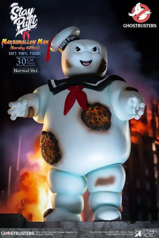 Ghostbusters Soft Vinyl Statue Stay Puft Marshmallow Man Burning Edition Normal Version 30 cm - Smalltinytoystore