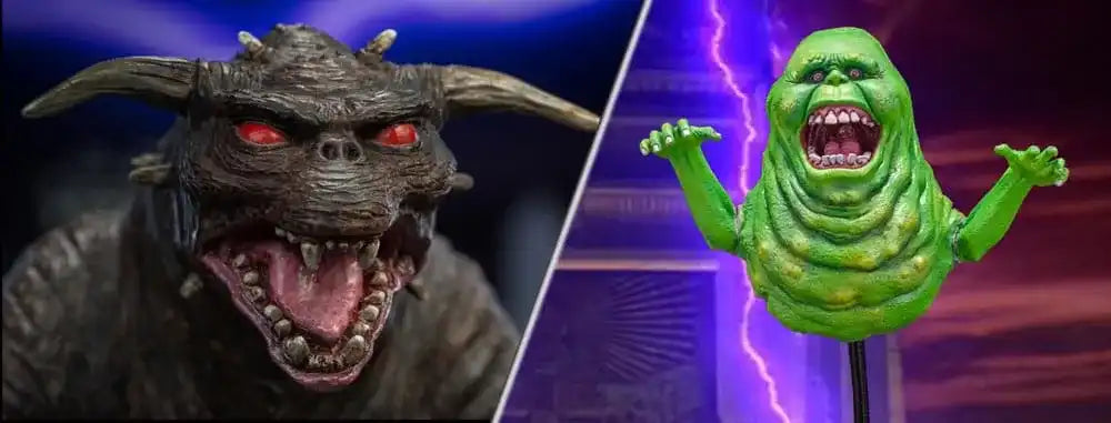 Ghostbusters Statue 1/8 Slimer (NX) + Zuul (NX) Normal Version Twin Pack Set 12 cm - Smalltinytoystore