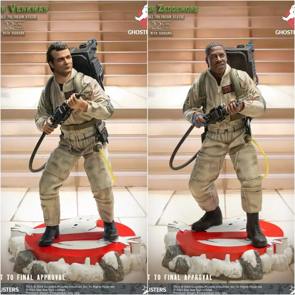 Ghostbusters Statuen 1/8 Peter Venkmann + Winston Zeddemore Twin Pack 22 cm - Smalltinytoystore