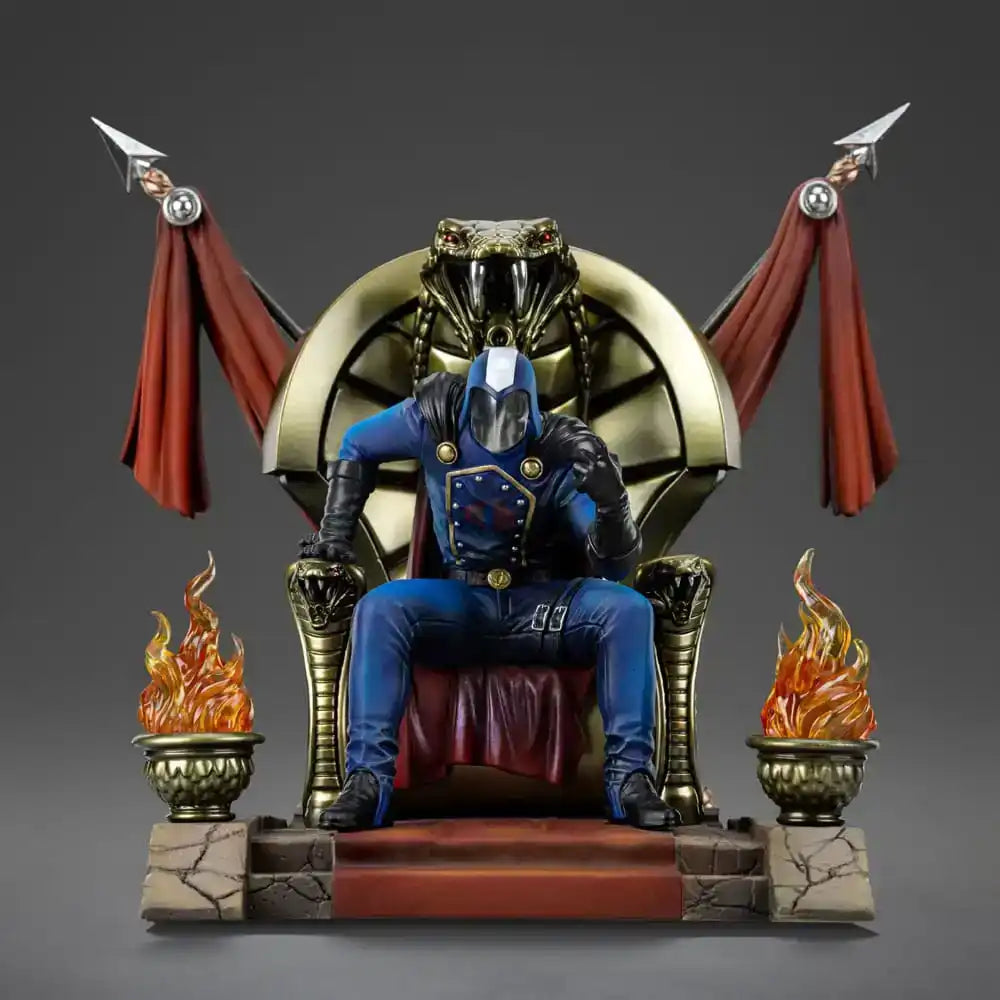 GI Joe Art Scale Statue 1/10 Cobra Commander 25 cm - Smalltinytoystore