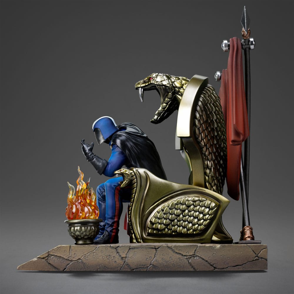 GI Joe Art Scale Statue 1/10 Cobra Commander 25 cm - Smalltinytoystore